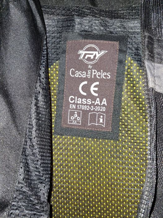 Casaco protetor para andar de mota