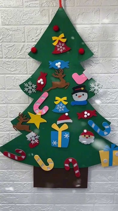 Ялинка з фетру