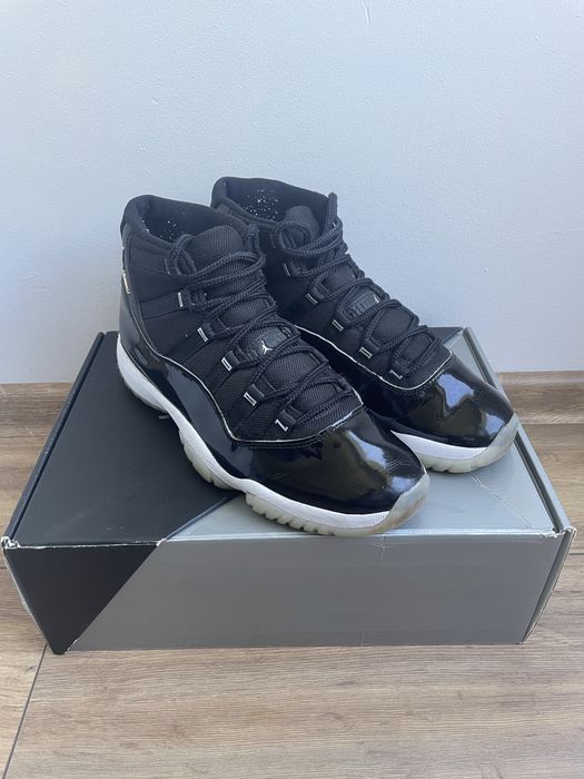 Buty Air Jordan 11 Retro Jubilee 25th Anniversary Męskie Czarne Sportowe Okazja