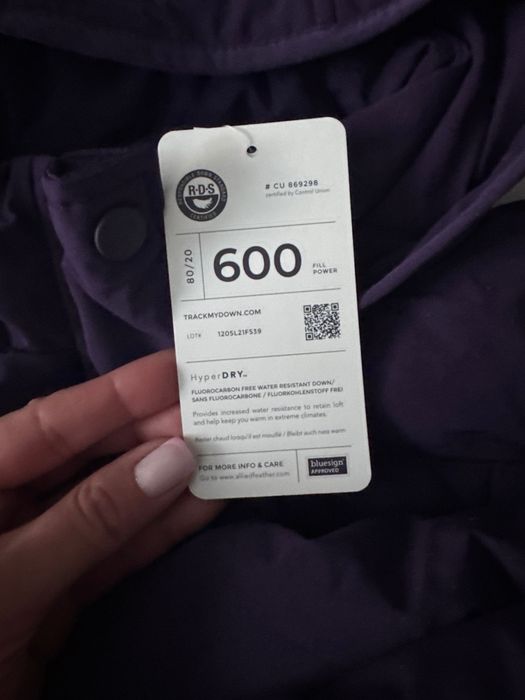 Пухова куртка  Lands’ End.