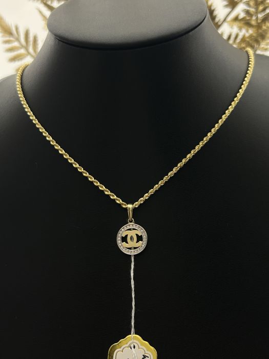 Nowa Złota Zawieszka 585 ,,Chanel”