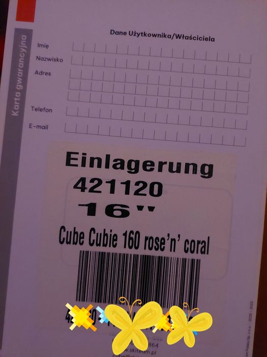Rower dziecięcy Cube 160 RT 16"