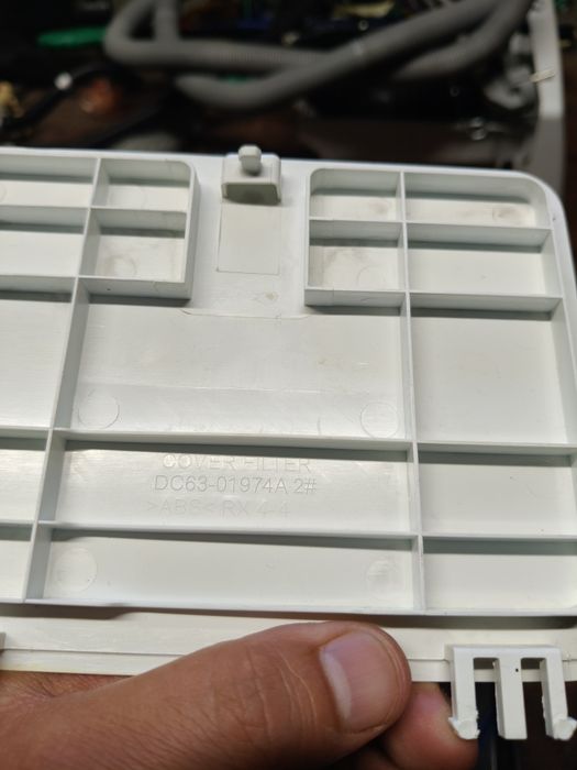 Zaślepka pompy, odpływu do pralki Samsung ww70k5210xw/eo