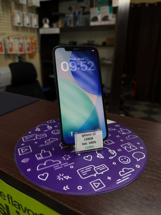 iPhone 12 128GB / 100% Baterii / Bez blokad / Gwarancja