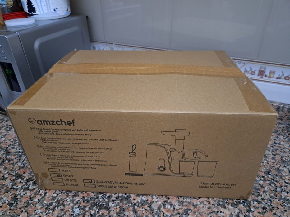 AMZCHEF Slow Juicer - Liquidificadora