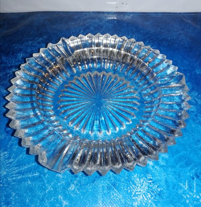 Popielniczka kryształowa PRL