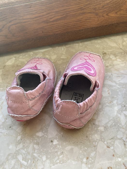 Buciki niechodki skórzane rozm.18