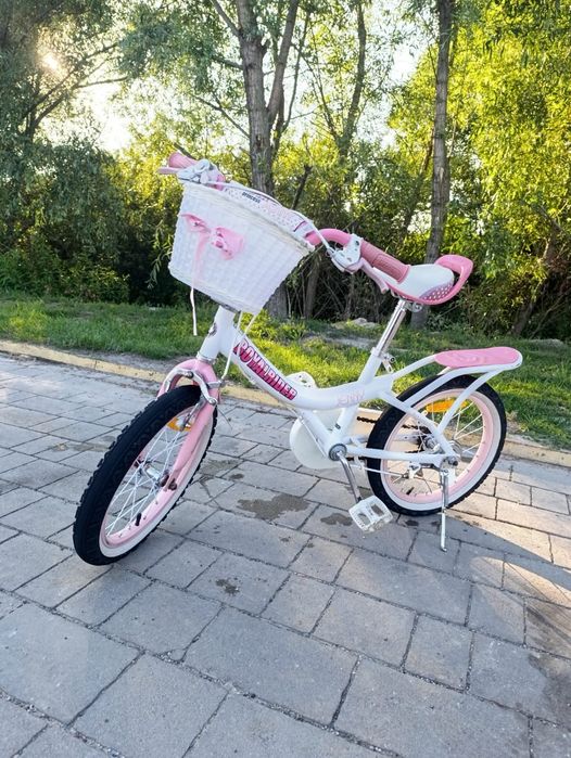 Дитячий велосипед для дівчинки RoyalBaby  JENNY GIRLS 16, рожевий.