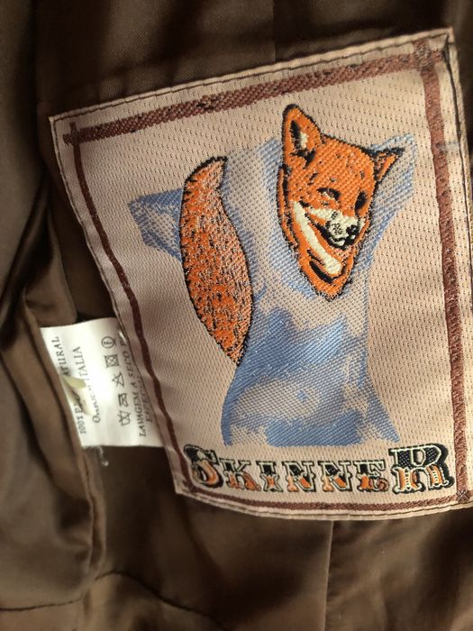 Casaco de pele envelhecida