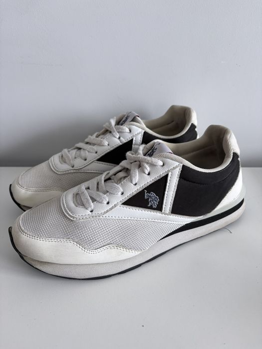 Buty Sneakersy U.s. Polo Assn.  Czarne Siateczka Męskie Rozmiar 39