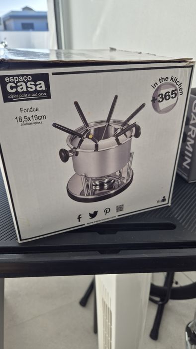 Conjunto fondue como novo