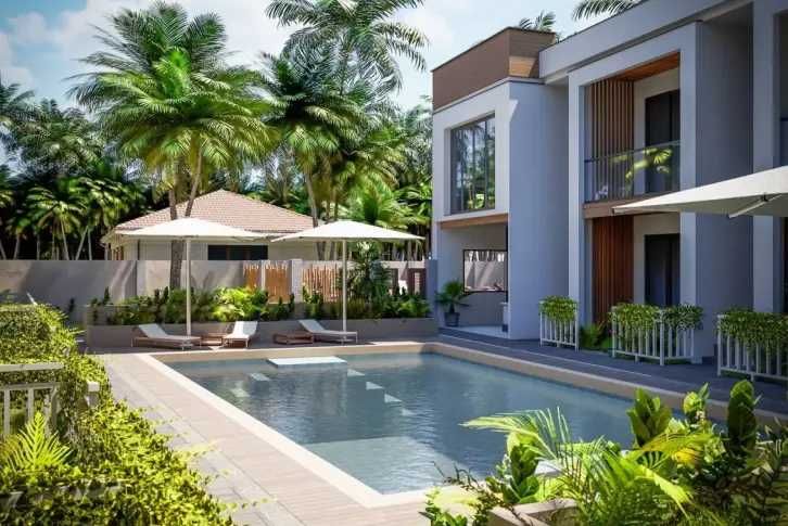 Апартаменти з видом на джунглі та водоспад, Убуд, Балі,Індонезія