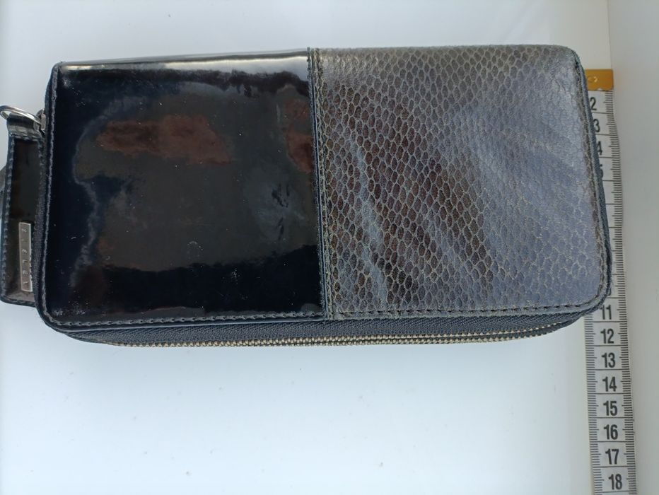 Кошелёк клатч Sisley 20/10 см. кожа Италия.