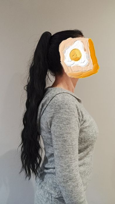 Extensão de cabelo rabo de cavalo sintético