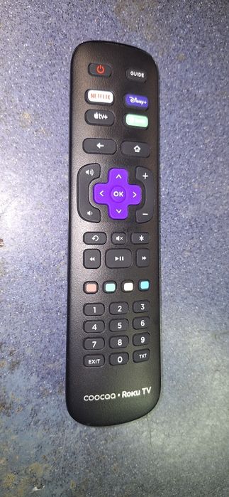 Pilot RC-NWIR do TV Coocaa Roku TV model 43R5G, nowy,.