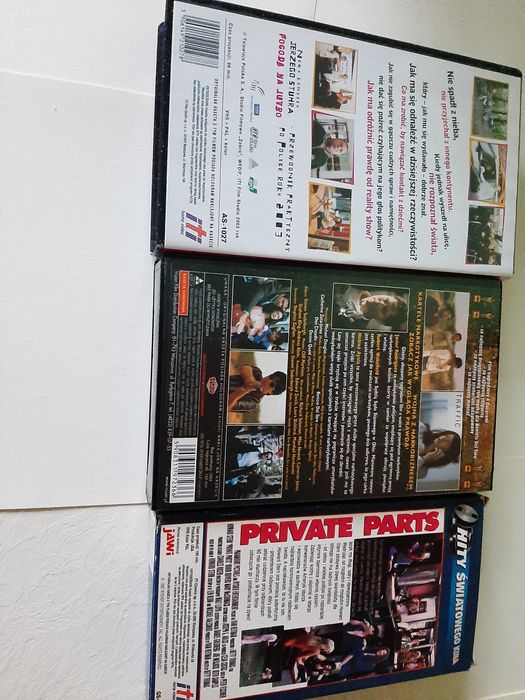Kasety video VHS 3 filmy