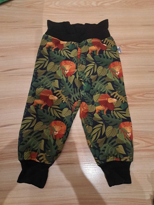 Spodnie Little Adventure  softshell dziecięce  Dżungla r. 98