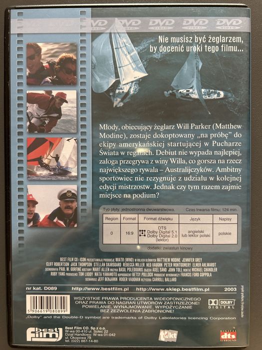 Film Wiatr DVD.