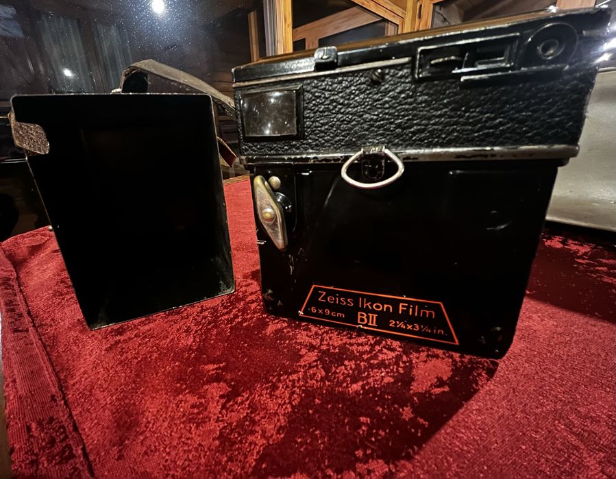Antiga maquina fotografica zeiss ikon