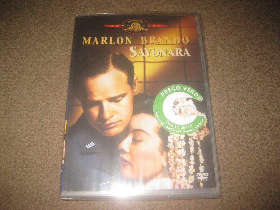 DVD "Sayonara" com Marlon Brando/Raro/Selado!