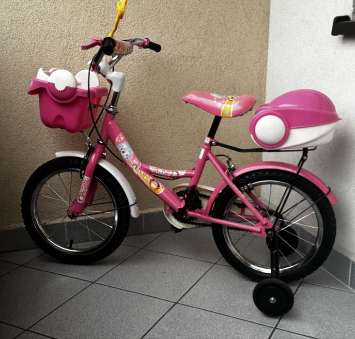 Rowerek dziewczęcy rower dla dziecka rozowy bardzo dobry stan koła 16