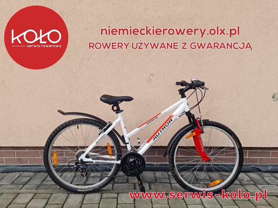 Rower górski damski AUTHOR koła 26 SHIMANO aluminium rabat WYSYŁKA