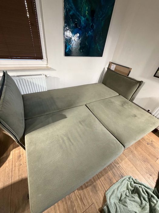 Kanapa/sofa z funkcją spania i schowkiem – stan idealny – Toruń