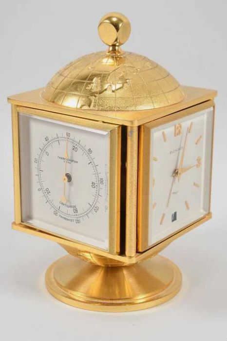 Zegar stołowy ImHof Bucherer lata 50