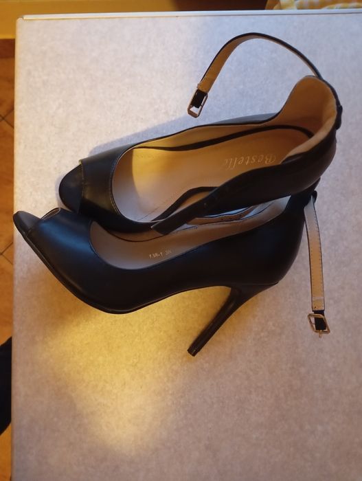 Szpilki czarne wysokie