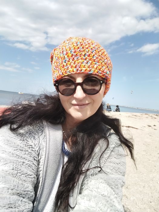 Szydełkowa czapka beanie