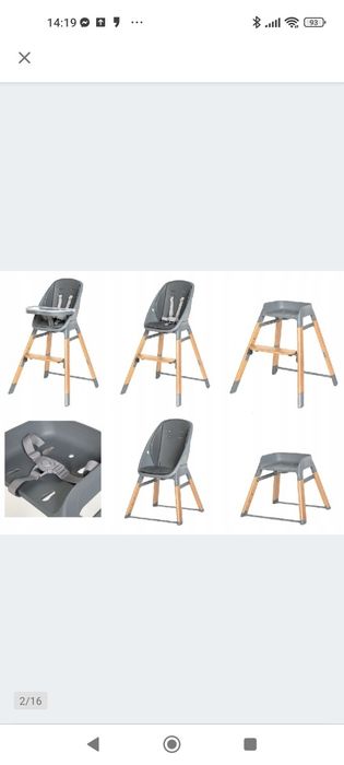 Krzesełko do karmienia Espiro 5w1