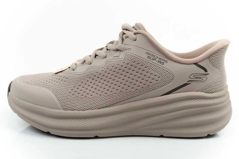 Skechers buty sportowe sneakersy męskie Bobs Skillz beżowe SLIP-INS