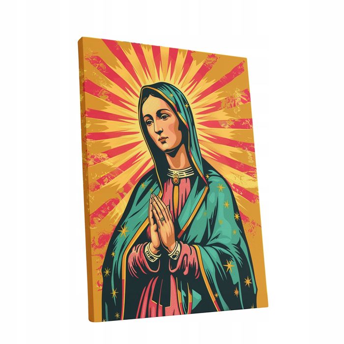 Obraz na płótnie Matka Boska Maryja 90x120 cm nowoczesny styl