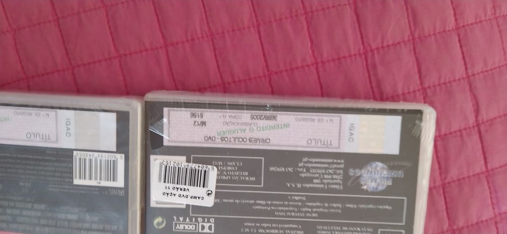 3 DVDs novos, preço lote