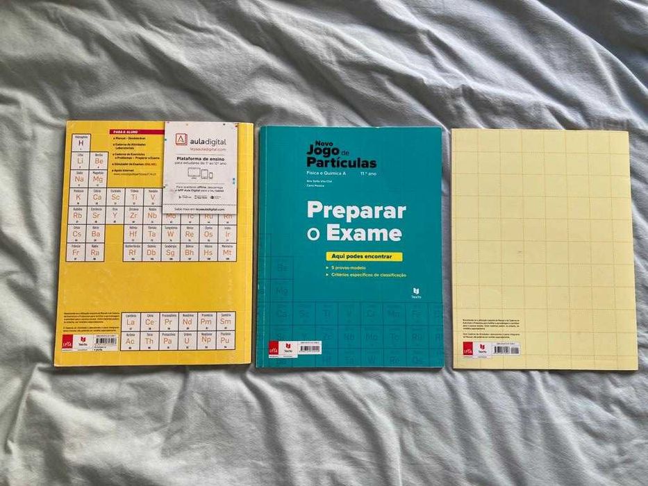 Conjunto Livros "Novo jogo de Partículas" - Física e Química 11º ano