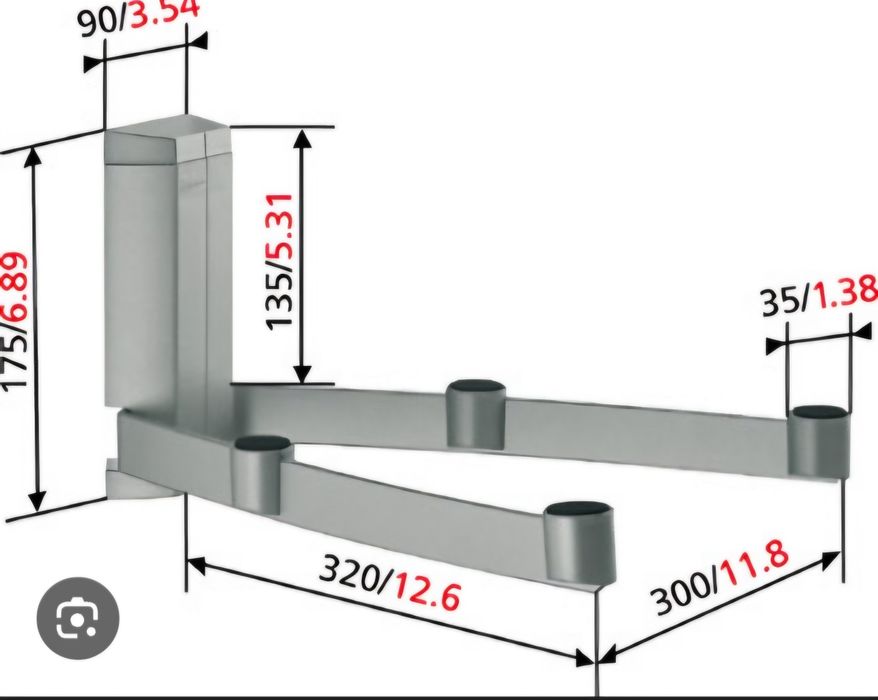 Suportes de parede HI-FI Vogels TVA 2046