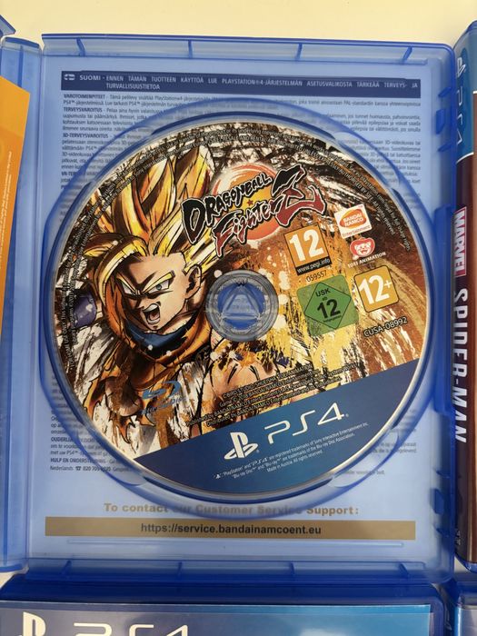 Lote de 7 Jogos PS4 - Spider-man, COD, Tekken, Dragon Ball e Mais