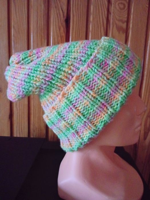 Okazja !!! Handmade Czapka multi colour