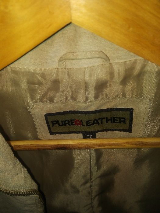 2 casacos em pele Salsa e Pure leather tamanho S