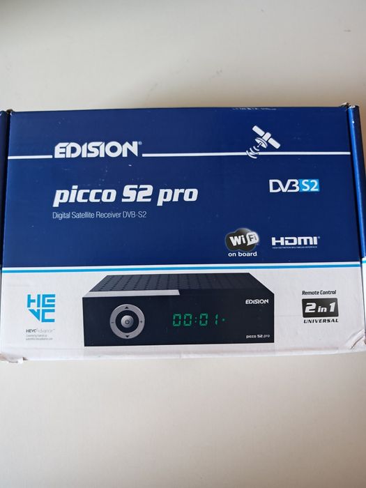 Cyfrowy odbiornik satelitarny Edision Picco S2 Pro. DVB-S2 ,