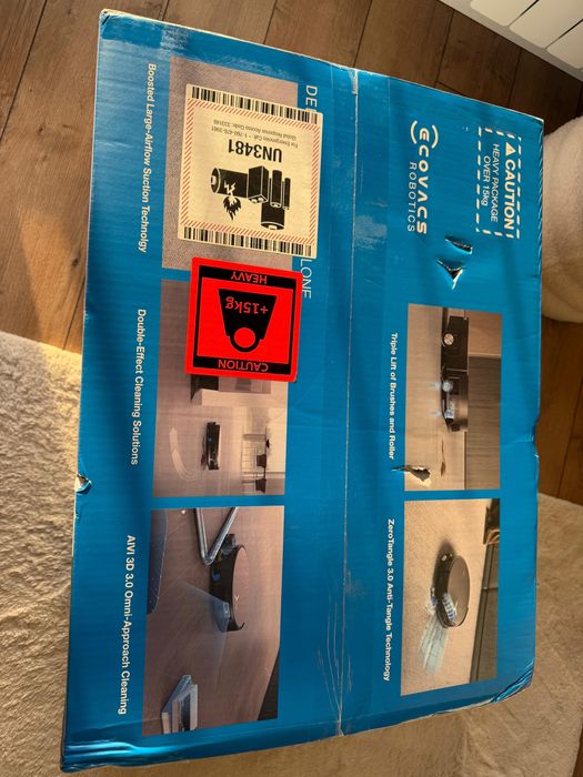 Robot sprzątający z mopem DEEBOT X11 OmniCyclone Mopujący Czarny