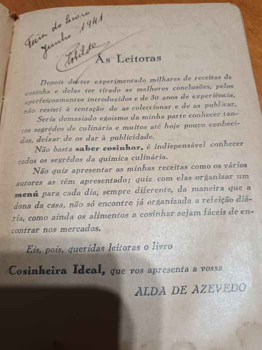 Raro exemplar de Alda de Azevedo