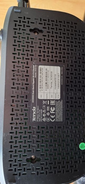 Router Tenda AX3000 RX9 pro wifi 6