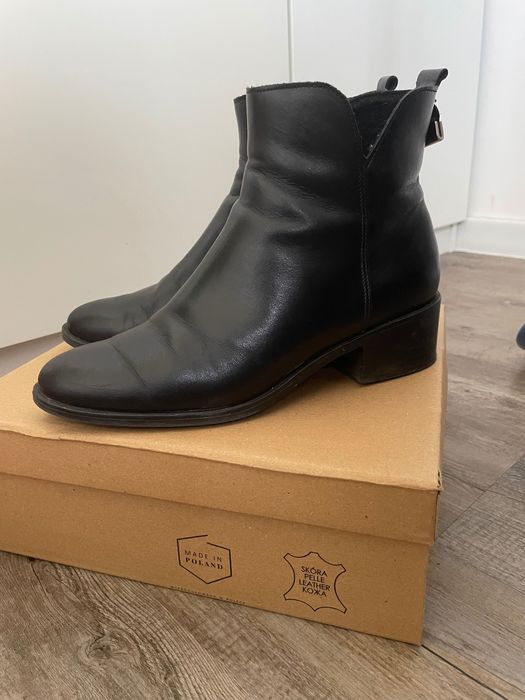 Botki ocieplane RYŁKO rozmiar 39