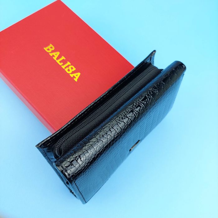 Гаманець жіночий Balisa шкіряний лаковий кошелек женский кожаный лак