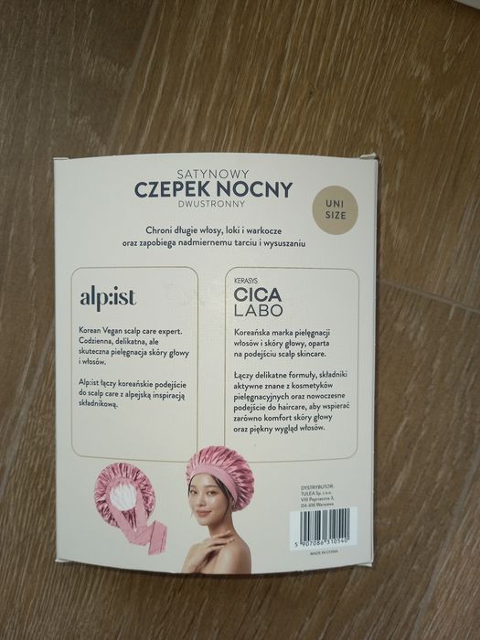 Czepek nocny satynowy