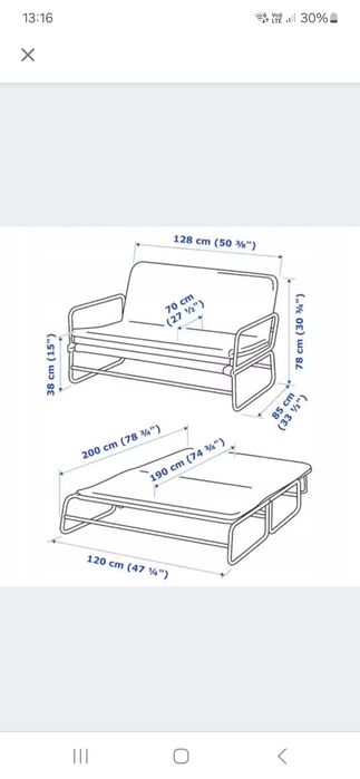 Sofa Ikea Hammarn stan dobry