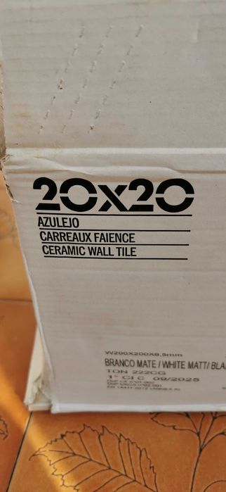 Azulejo branco 20X20