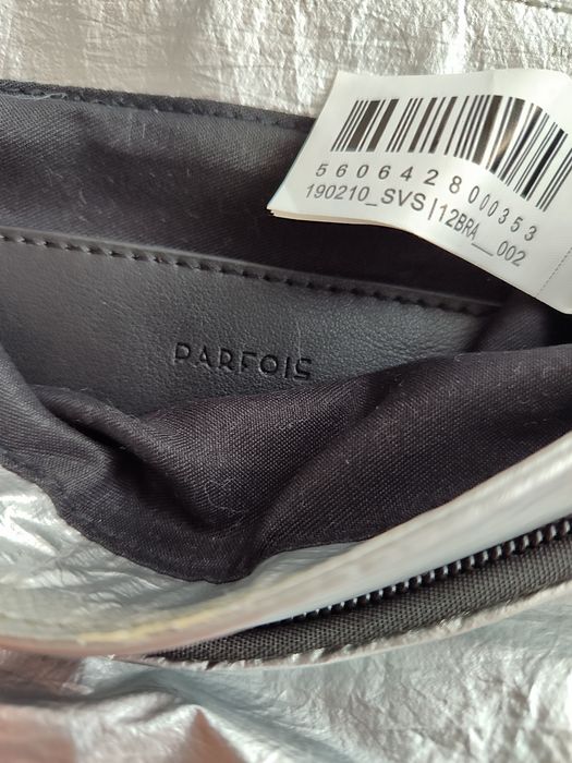 Parfois torebka metaliczna crossbody puffer srebrna tote