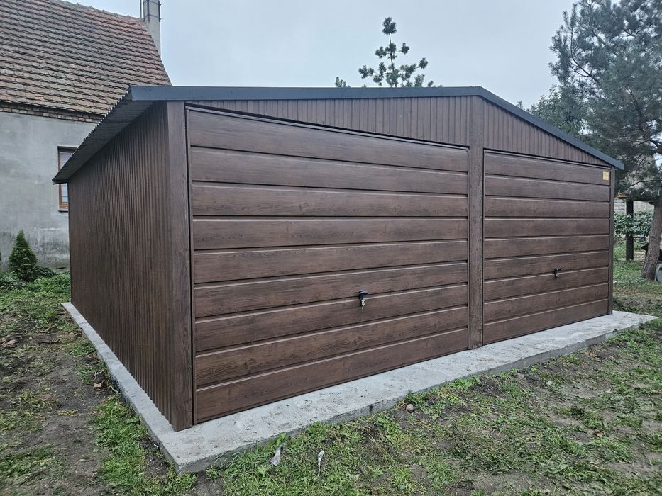 6x5 ŚLĄ Garaże Blaszane Garaż Blaszany Blaszak Blaszaki schowek